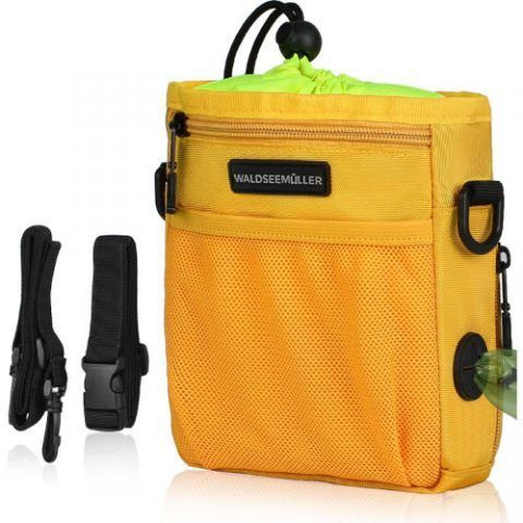 Bolsa de premios para perros amarilla