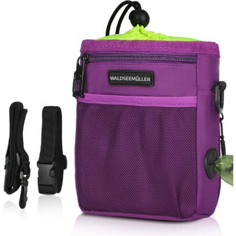 Bolsa de premios para perros purpura