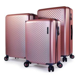 GOLF Maleta spinner Set 3 coral