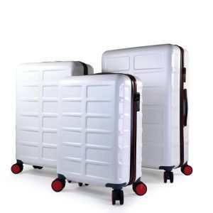 MANHATTAN Maleta spinner Set 3 blanca